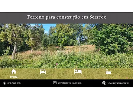 Land for sale in Vila Nova de Gaia, Portugal — €56,500