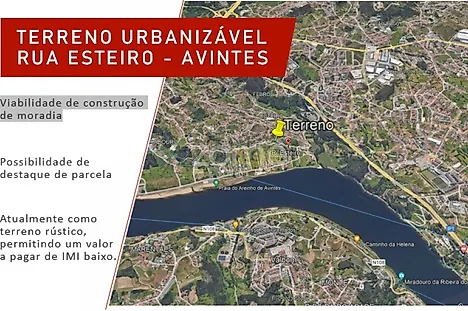 Land for sale in Vila Nova de Gaia, Portugal — €78,000