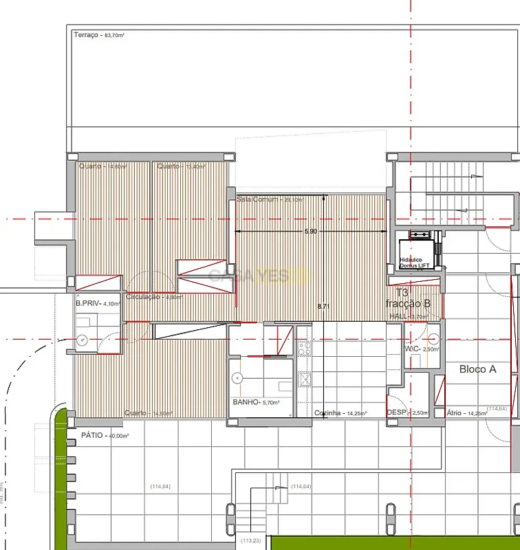 Apartamento T3 à venda em Campo e Sobrado, Valongo — foto 13