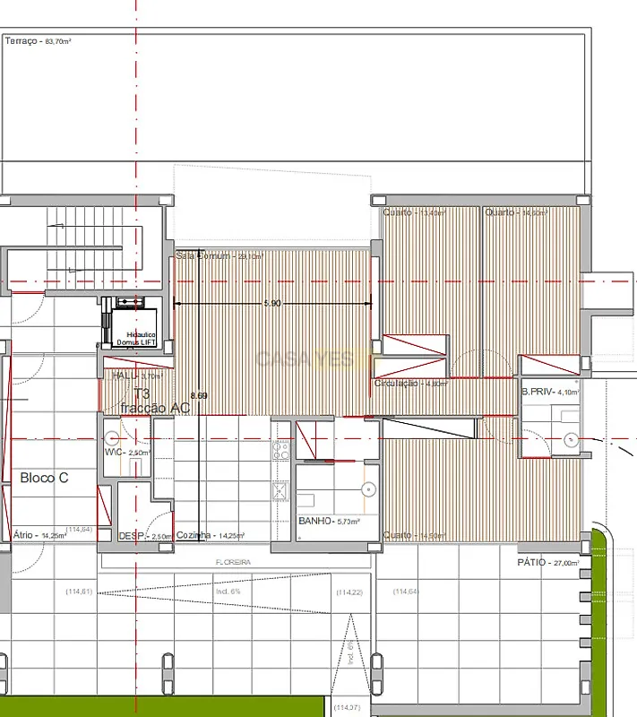 Apartamento T3 à venda em Campo e Sobrado, Valongo — foto 13