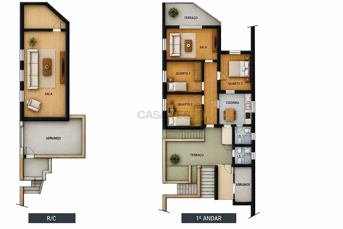 Moradia T3 à venda em Rebordões, Santo Tirso — foto 11