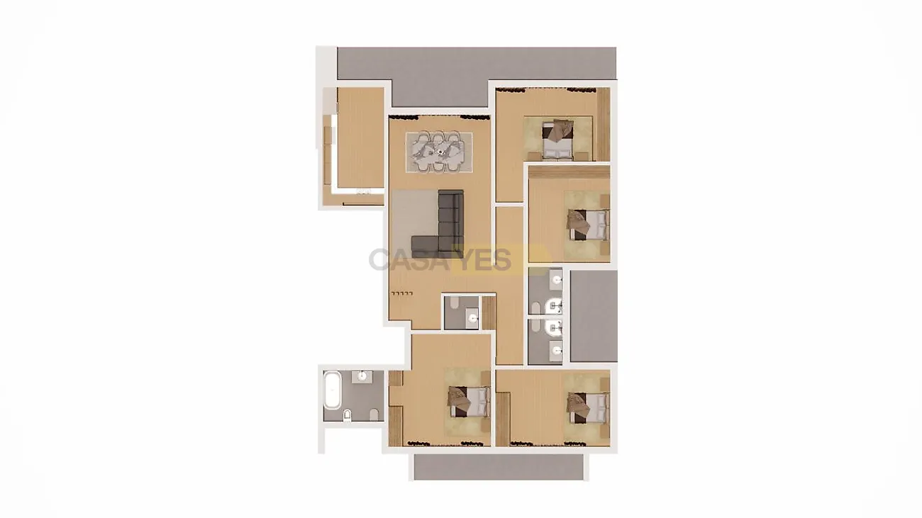 Apartamento T4 à venda em São Martinho do Bispo e Ribeira de Frades, Coimbra — foto 12