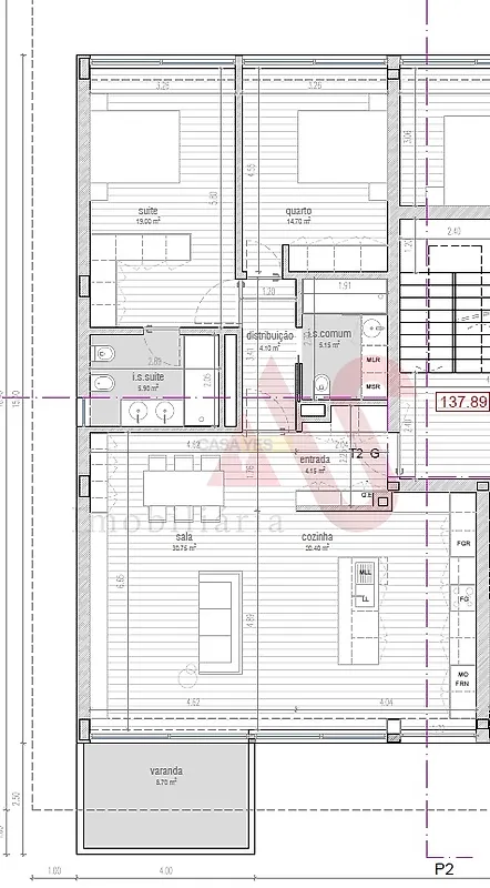 Apartamento T2 à venda em Vila Nova do Campo, Santo Tirso — foto 14