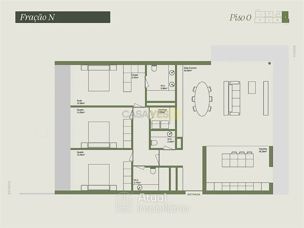 Apartamento T3 à venda em Caldas de Vizela (São Miguel e São João), Vizela — foto 27