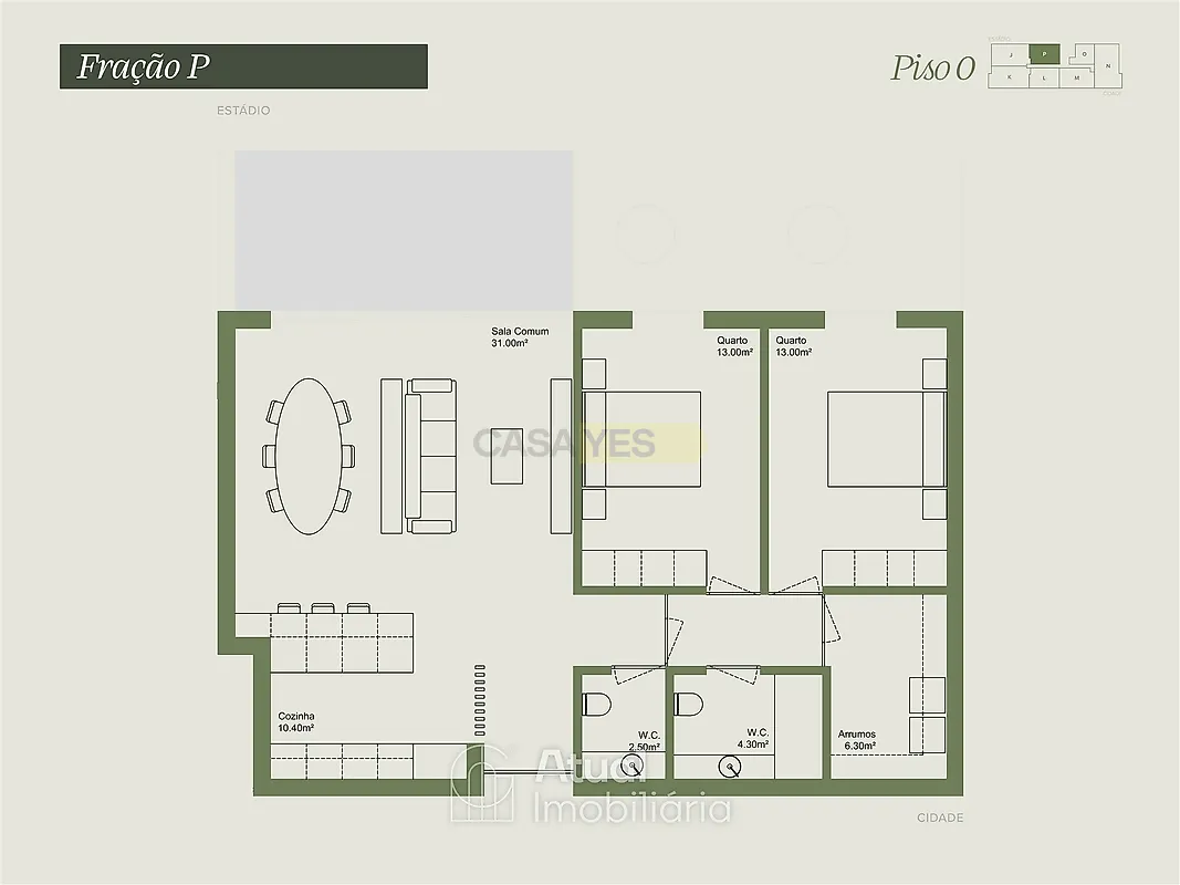 Apartamento T2 à venda em Caldas de Vizela (São Miguel e São João), Vizela — foto 27