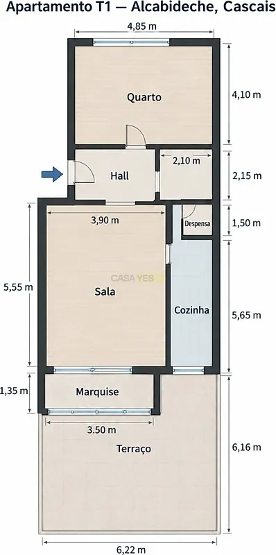 Apartamento T1 à venda em Alcabideche, Cascais — foto 40