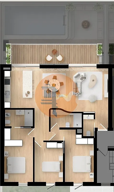 Apartamento T2 à venda em Moncarapacho e Fuseta, Olhão — foto 12