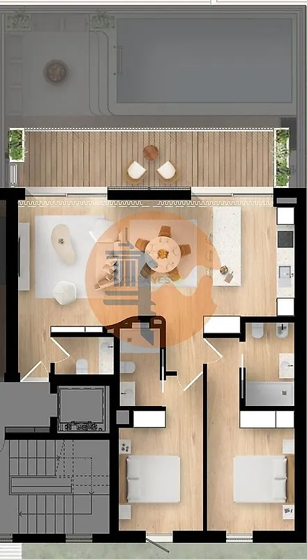 Apartamento T2 à venda em Moncarapacho e Fuseta, Olhão — foto 2