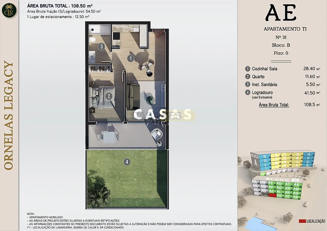 Apartamento T1 à venda em Estreito da Calheta, Calheta — foto 22