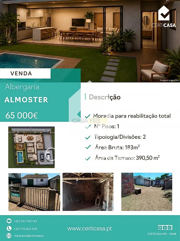 Moradia T1 à venda em Almoster, Santarém — foto 21