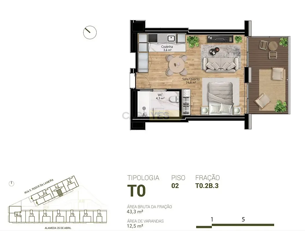 Apartamento T0 à venda em Rio Tinto, Gondomar — foto 3