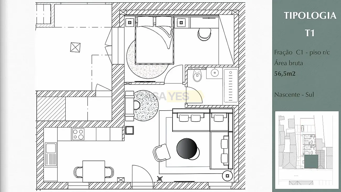 Apartamento T1 à venda em Custóias, Leça do Balio e Guifões, Matosinhos — foto 13
