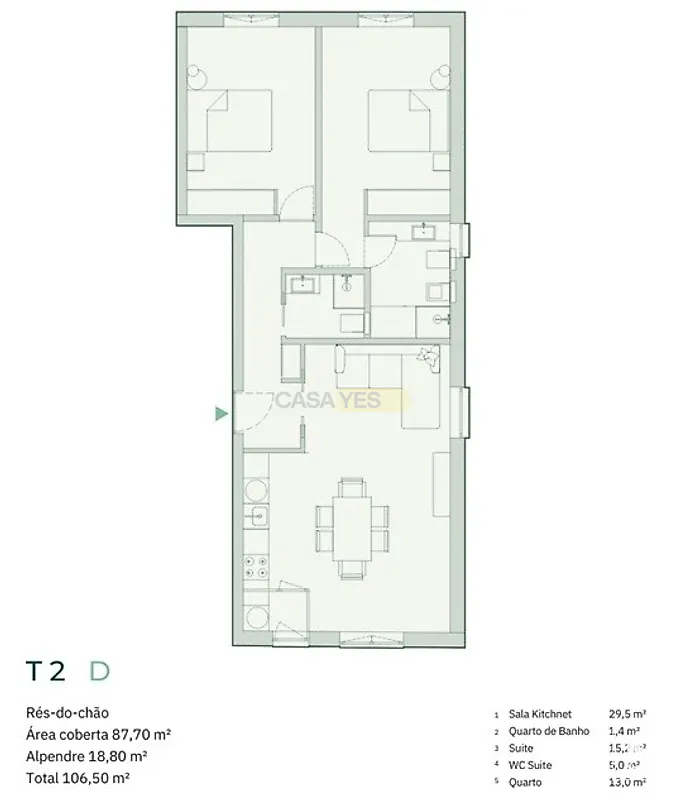Apartamento T2 à venda em Vilar e Mosteiró, Vila do Conde — foto 18