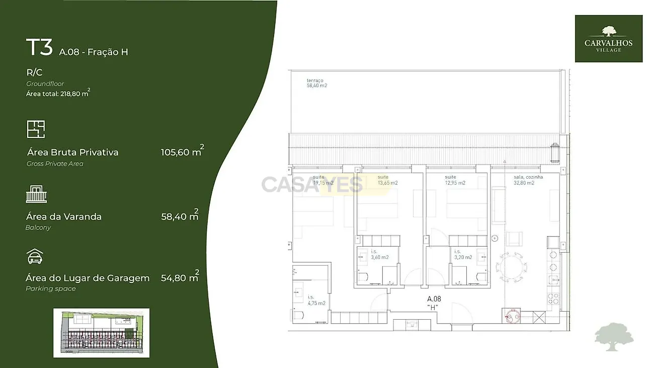 Apartamento T3 à venda em Pedroso e Seixezelo, Vila Nova de Gaia — foto 13