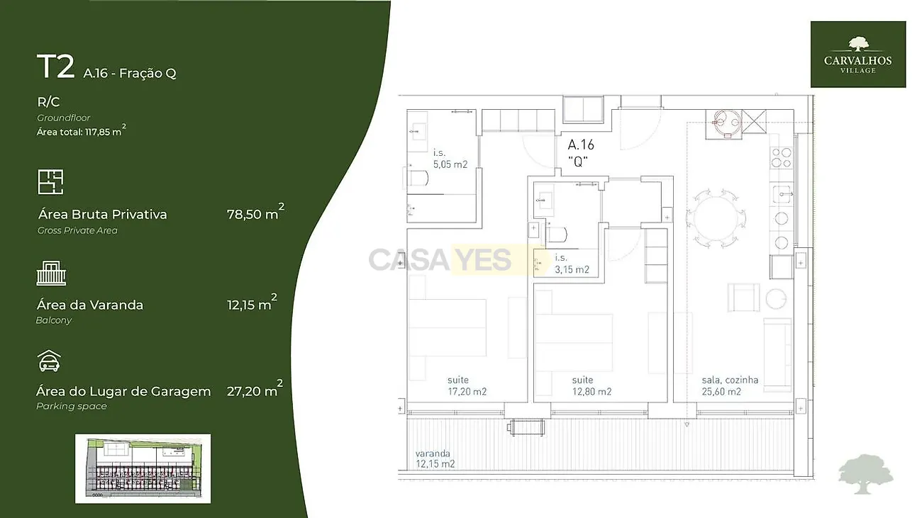 Apartamento T2 à venda em Pedroso e Seixezelo, Vila Nova de Gaia — foto 13