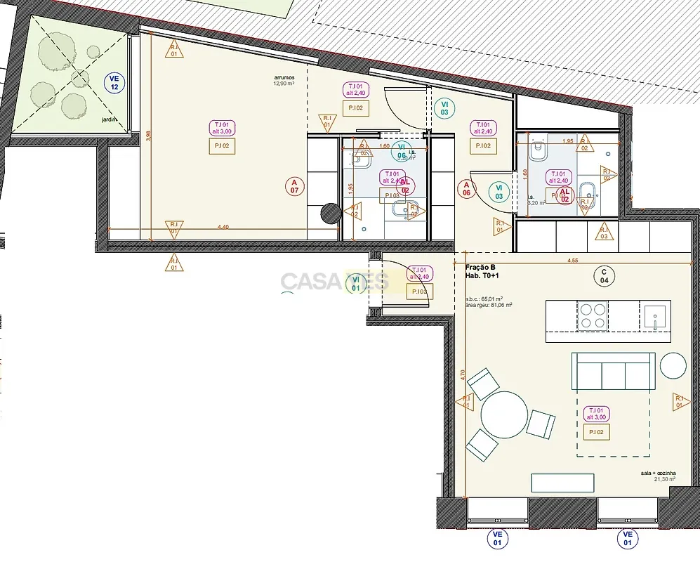 Apartamento T0 à venda em Cedofeita, Santo Ildefonso, Sé, Miragaia, São Nicolau e Vitória, Porto — foto 2