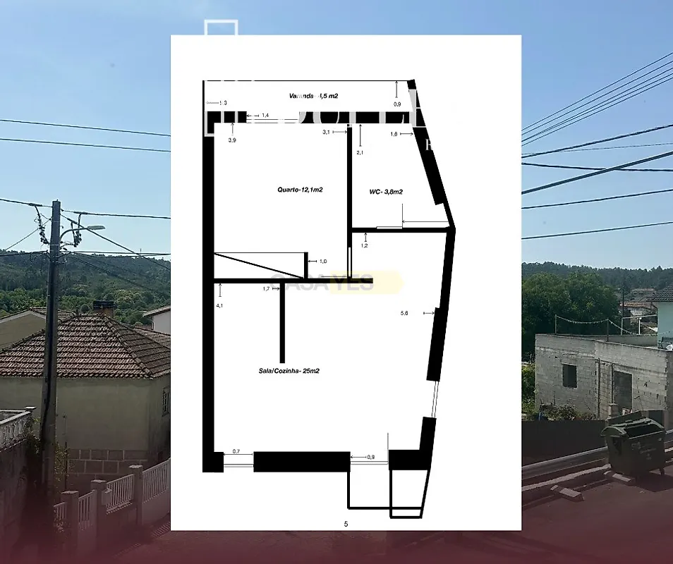 Apartamento T1 à venda em Bodiosa, Viseu — foto 14