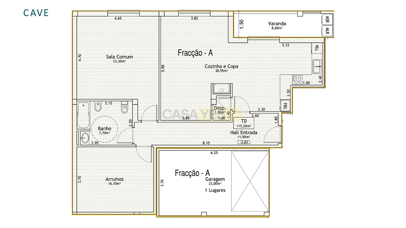 Apartamento T0 à venda em Oliveira de Azeméis, Santiago de Riba-Ul, Ul, Macinhata da Seixa e Madail, Oliveira de Azeméis — foto 13
