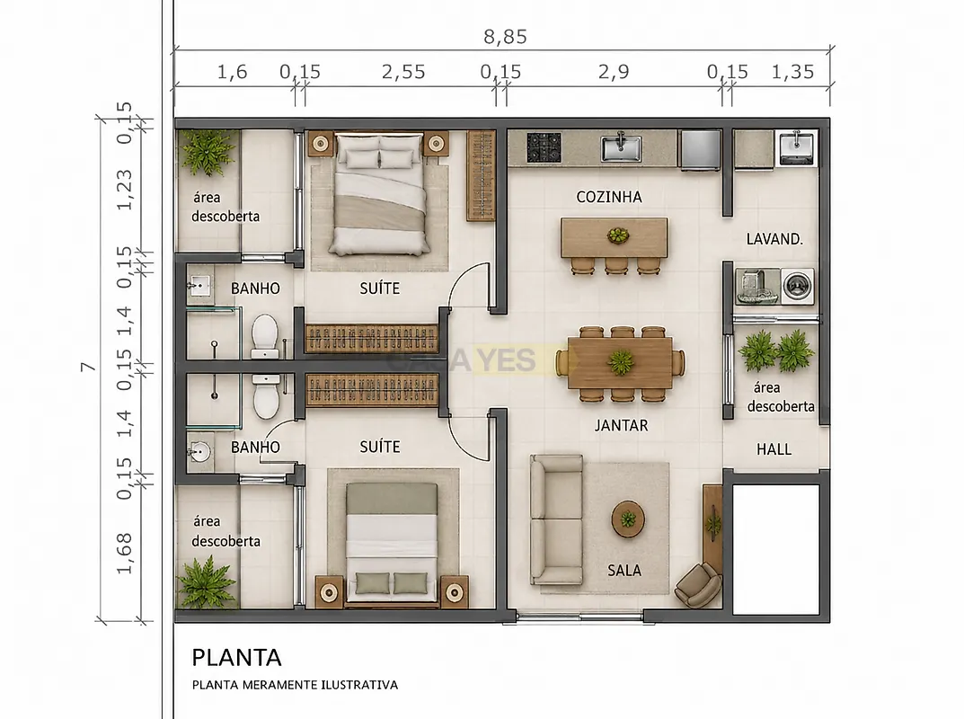 Apartamento T2 à venda em Oiã, Oliveira do Bairro — foto 2