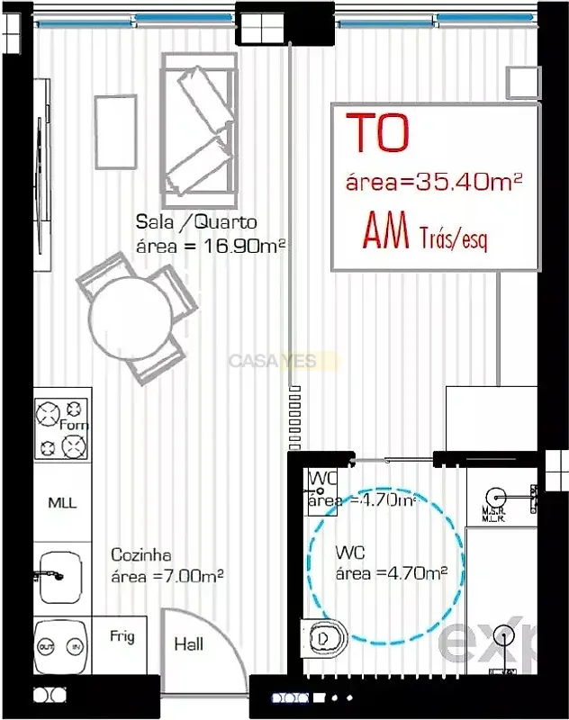 Apartamento T1 à venda em Cristelos, Boim e Ordem, Lousada — foto 6