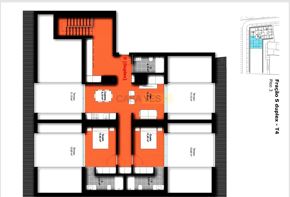 Apartamento T4 à venda em Glória e Vera Cruz, Aveiro — foto 11