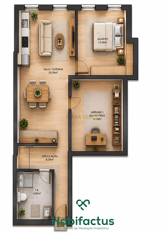 Apartamento T2 à venda em Santar e Moreira, Nelas — foto 14