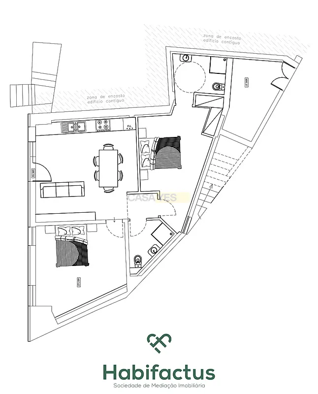 Apartamento T2 à venda em Cavernães, Viseu — foto 3
