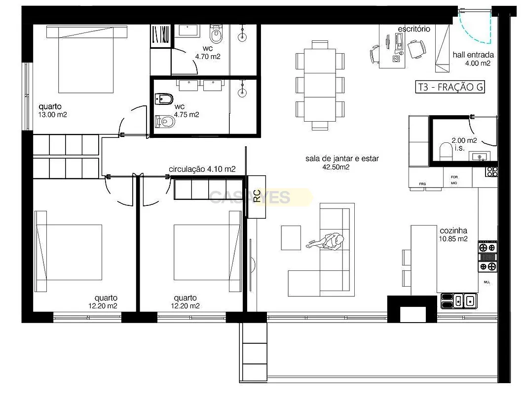 Apartamento T3 à venda em Cervães, Vila Verde — foto 3