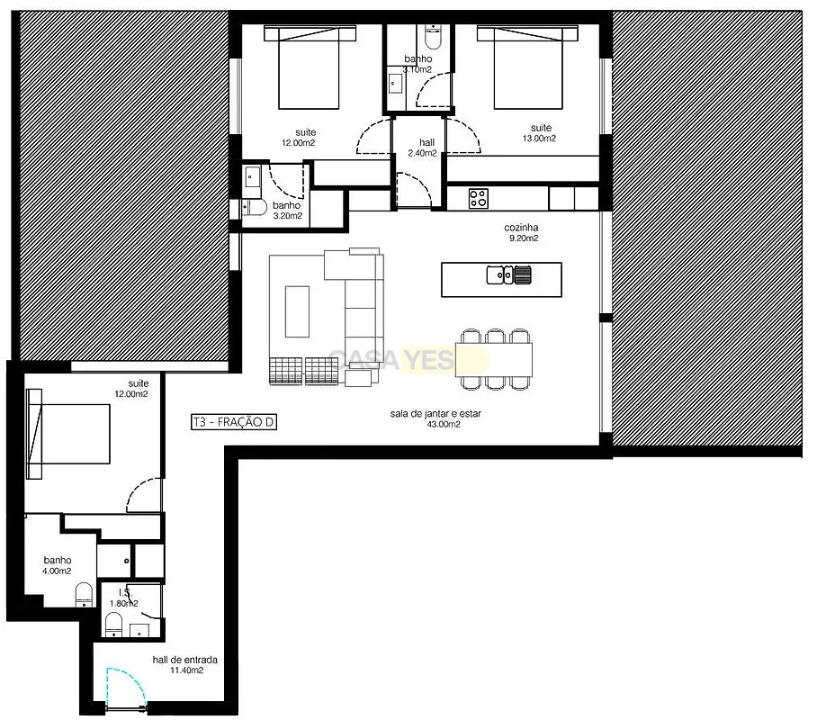Apartamento T3 à venda em Cervães, Vila Verde — foto 2