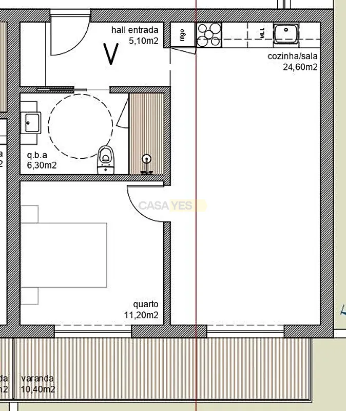 Apartamento T1 à venda em São João de Ver, Santa Maria da Feira — foto 4
