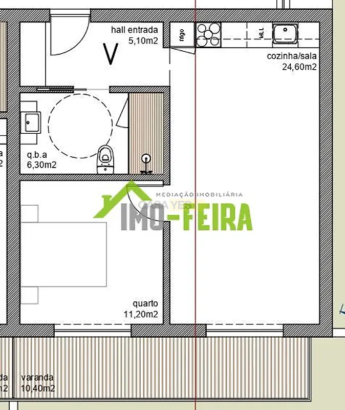 Apartamento T1 à venda em São João de Ver, Santa Maria da Feira — foto 16
