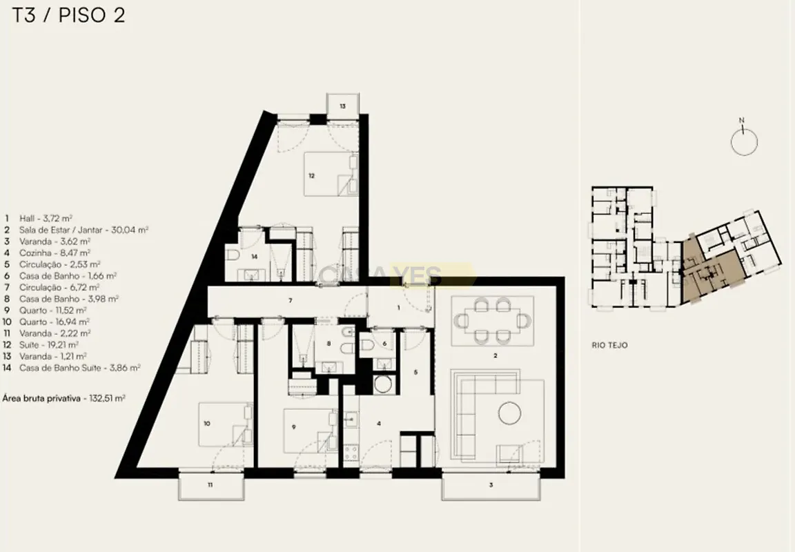 Apartamento T3 à venda em Alcântara, Lisboa — foto 13