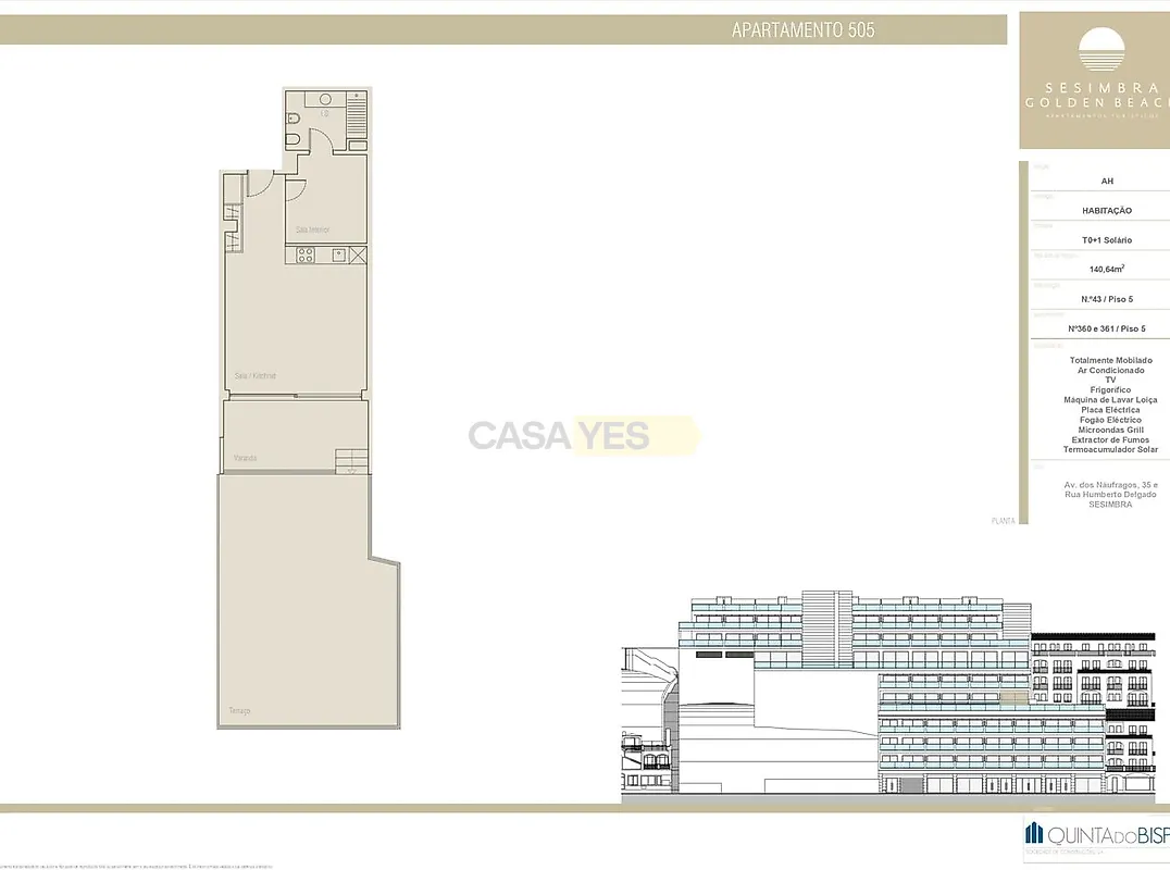 Apartamento T0 em Sesimbra (Santiago), €600.000