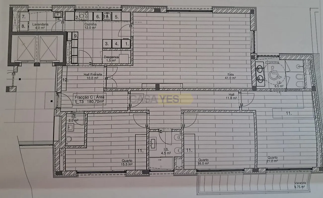 Apartamento T3 à venda em Aldreu, Barcelos — foto 25