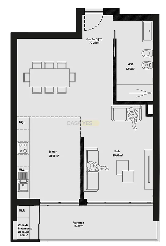Apartamento T0 à venda em Gafanha da Nazaré, Ílhavo — foto 5
