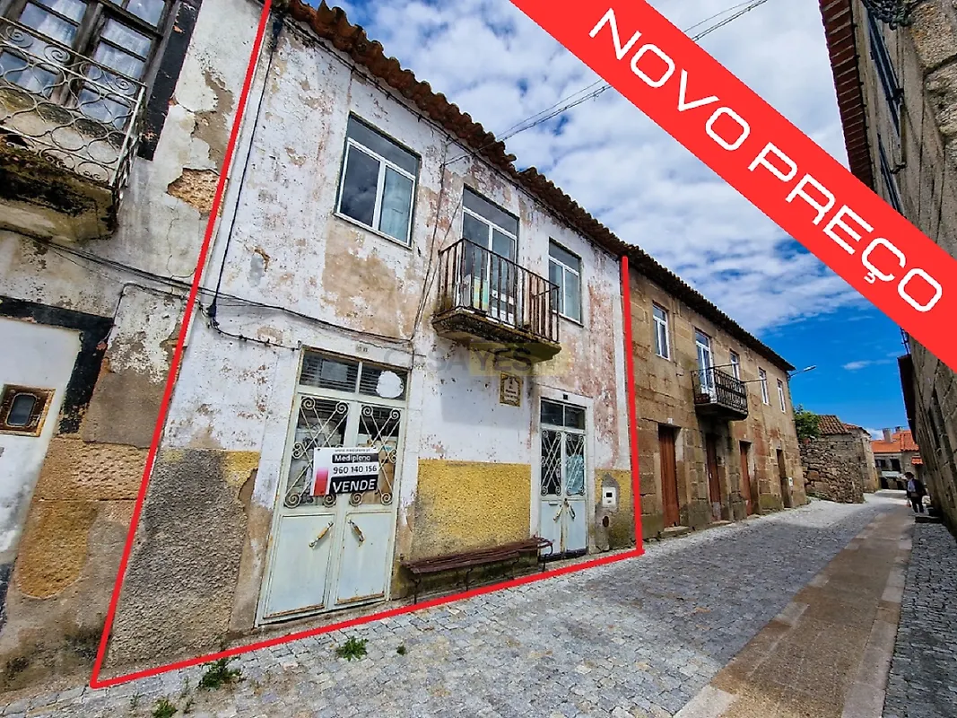 Moradia T3 em Mêda, Outeiro de Gatos e Fonte Longa, €60.000