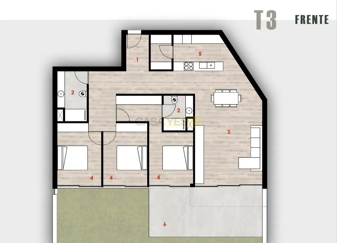 Apartamento T3 à venda em Ferreiros, Prozelo e Besteiros, Amares — foto 15