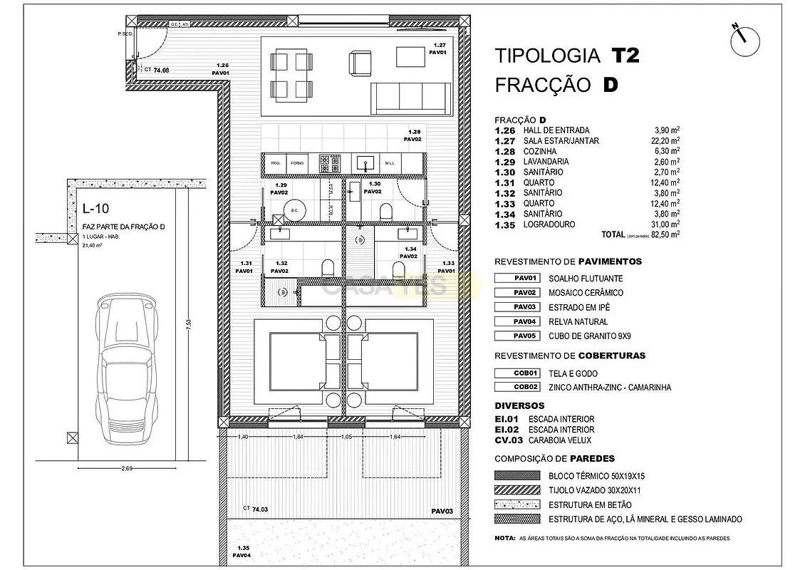 Apartamento T1 à venda em Pousa, Barcelos — foto 9