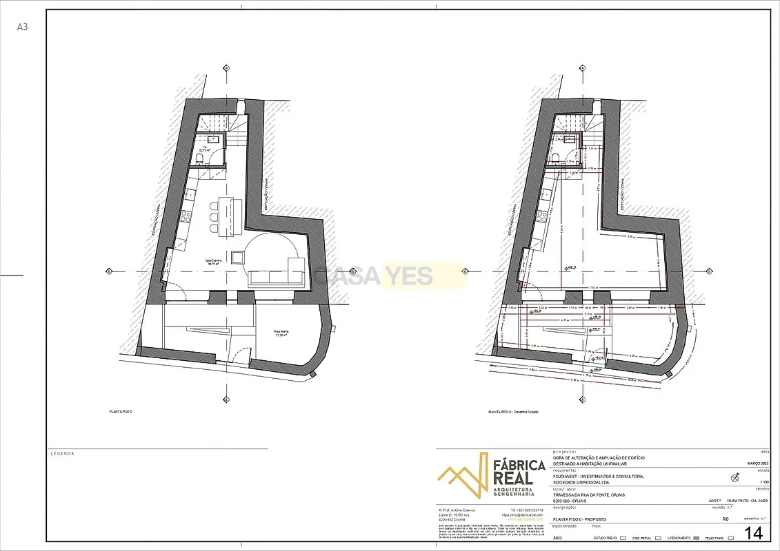 Moradia T3 em Orjais, €79.900