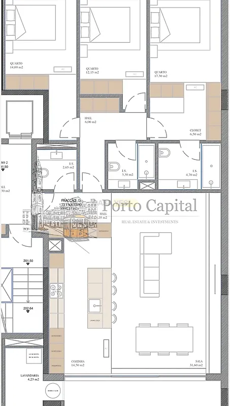 Apartamento T3 à venda em Nogueira, Fraião e Lamaçães, Braga — foto 11