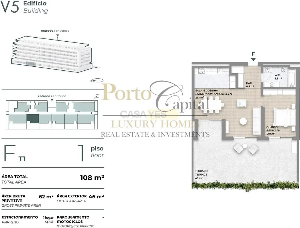 Apartamento T1 à venda em Cidade da Maia, Maia — foto 24