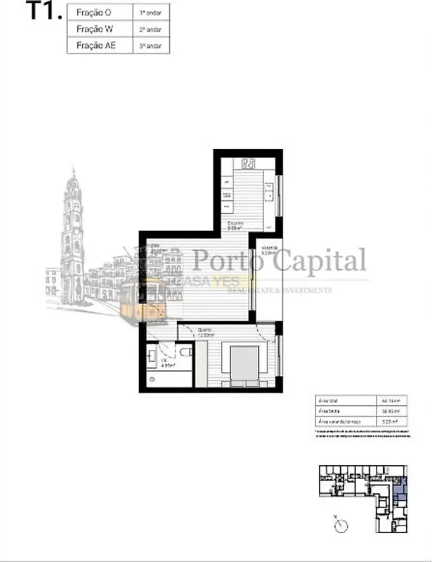 Apartamento T1 à venda em Lordelo, Paredes — foto 19