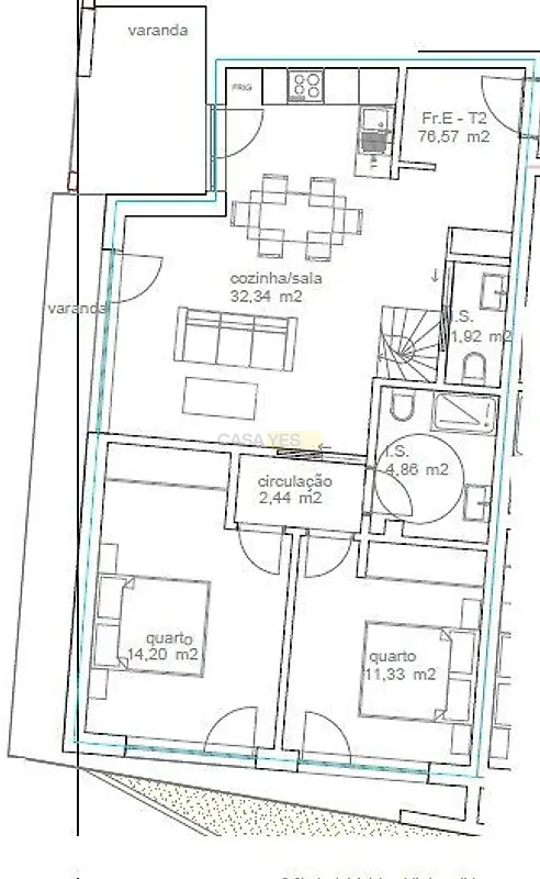 Apartamento T2 à venda em Tondela e Nandufe, Tondela — foto 7