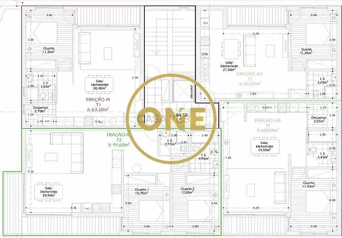 Apartamento T1 à venda em Vila Nova de Famalicão e Calendário, Vila Nova de Famalicão — foto 3