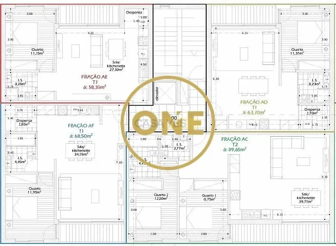 Apartamento T1 à venda em Vila Nova de Famalicão e Calendário, Vila Nova de Famalicão — foto 3