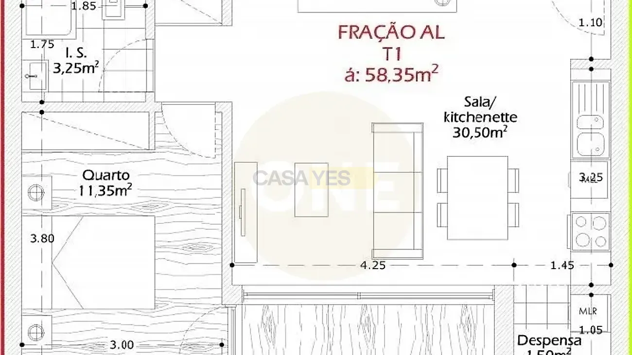 Apartamento T1 à venda em Vila Nova de Famalicão e Calendário, Vila Nova de Famalicão — foto 2