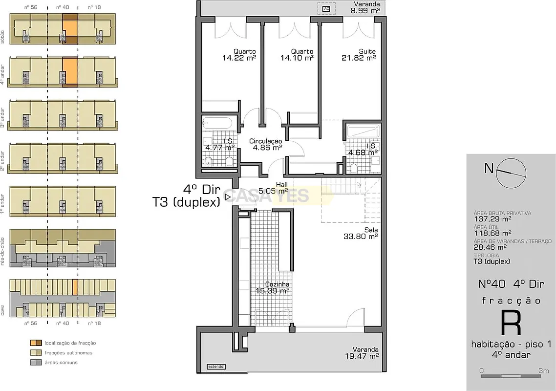 Apartamento T3 à venda em Montijo e Afonsoeiro, Montijo — foto 15