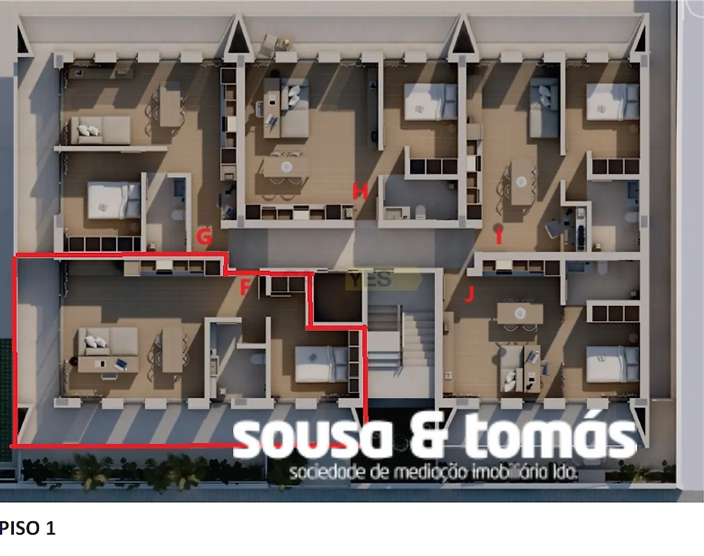 Apartamento T1 à venda em Parceiros e Azoia, Leiria — foto 6