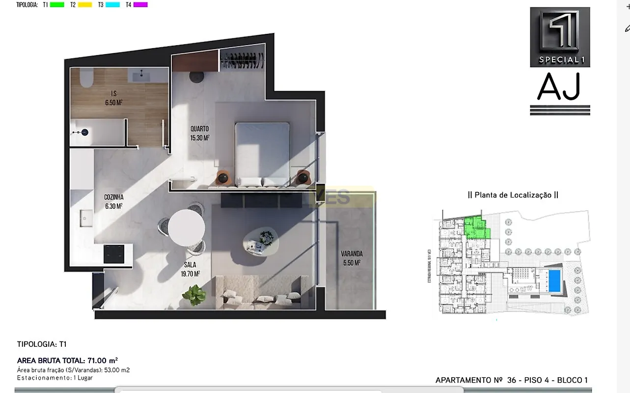 Apartamento T1 à venda em Campanário, Ribeira Brava — foto 13