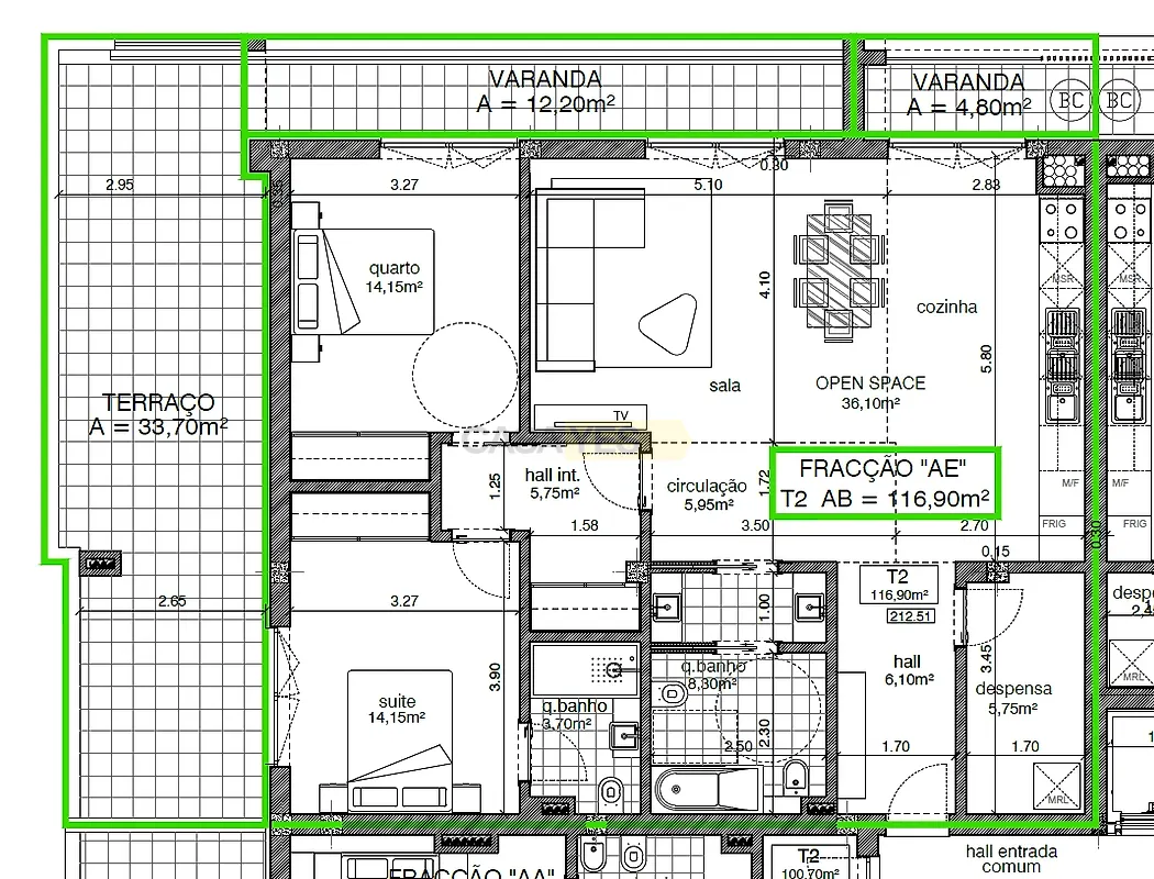 Apartamento T2 à venda em Oliveira de Azeméis, Santiago de Riba-Ul, Ul, Macinhata da Seixa e Madail, Oliveira de Azeméis — foto 16